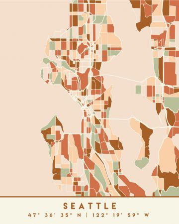 Black Maps Earth Tones 78