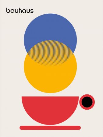 Bauhaus Coffee Abstract