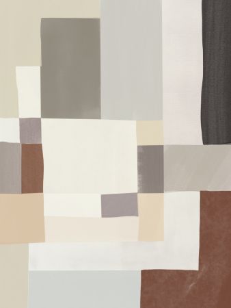 Neutral color geometrical abstract 02