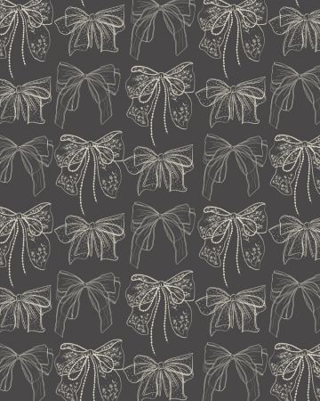 Gray Bows Pattern