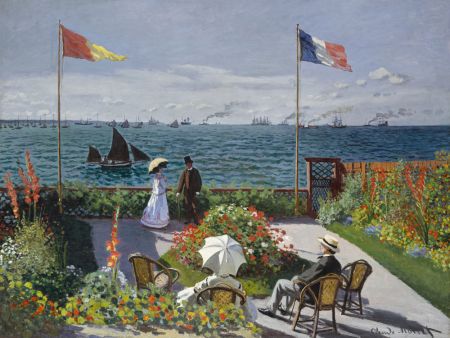 Garden At Sainte Adresse By Claude Monet