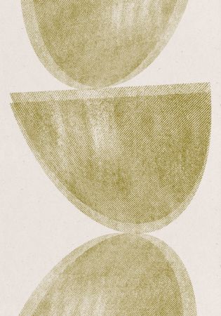 Green Geometric Balance No2