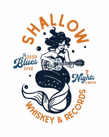 Shallow Whiskey & Records Dive Bar Music Mermaid