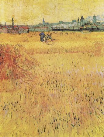 Wheat Field With View of Arles (1888)