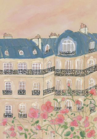 Sunset Over Paris 70x100