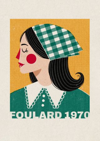 Foulard French Fashion Portrait