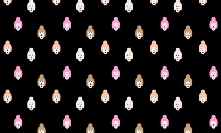 Faces (pattern design)