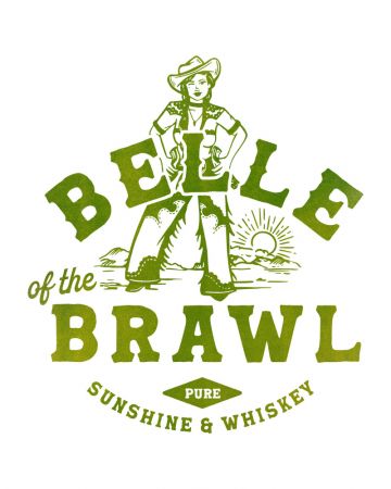 Belle Of The Brawl Cowgirl Wall Art
