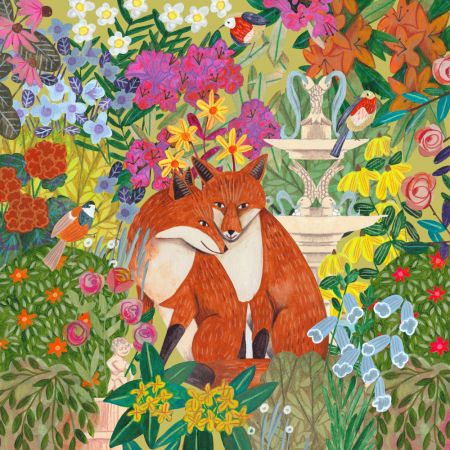 Foxes in the Garden