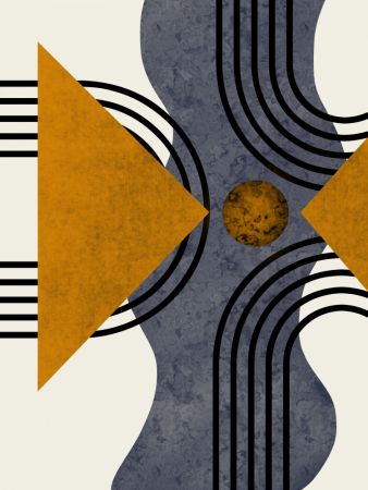 Textured Mid Century Composition 3