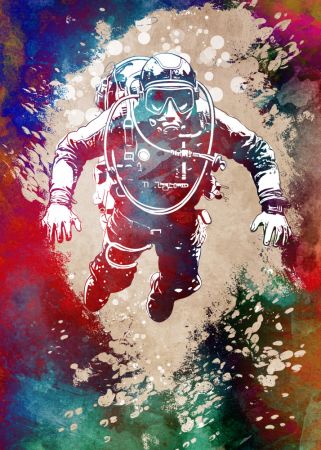 Sport Scuba Diving Art