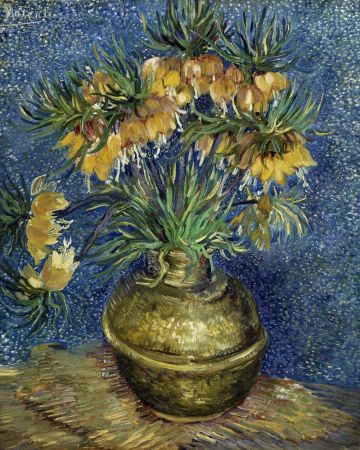 Vincent Van Gogh's Imperial Fritillaries In a Copper Vase (1887)