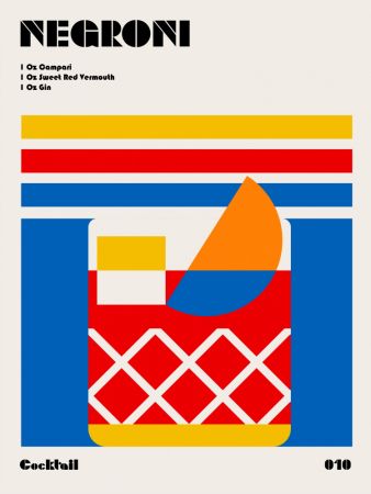 Negroni Bauhaus Cocktail