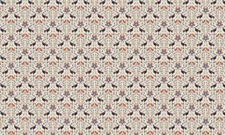 Roosters Beige Pattern