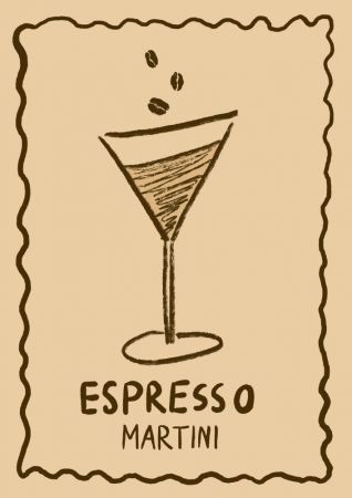 Poster Espresso Martini Up