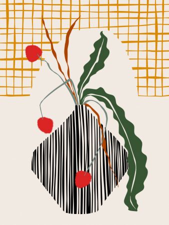 Midcentury Ikebana Light