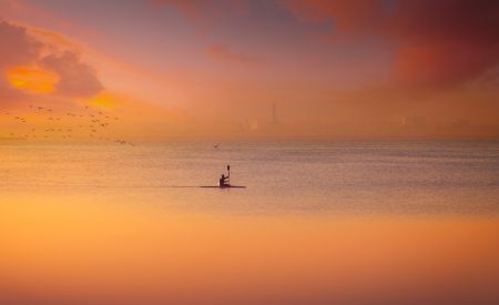 Albufera kayaking at sunset 7D17