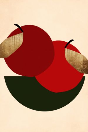 Two Red Apples