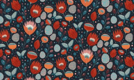 Trendy & Artistic Painterly Floral Fantasy