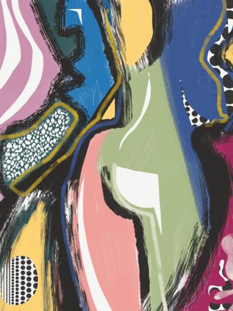 Colorful Abstract Bum