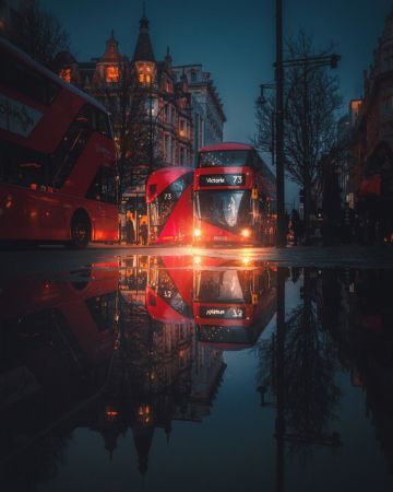 London night reflections