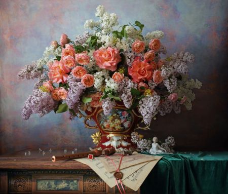 Still life with flowers