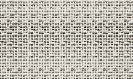 Sweet cupcakes black pattern