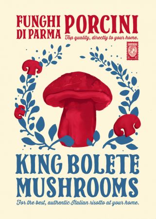 Porcini kitchen print