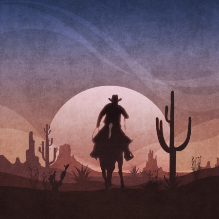 Cowboy Sunset