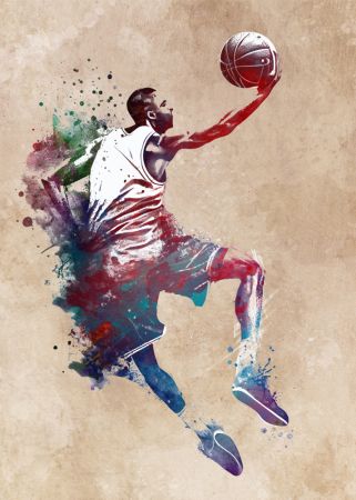 Basketball Sport Art 14