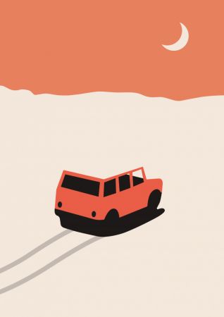 Car In Desert