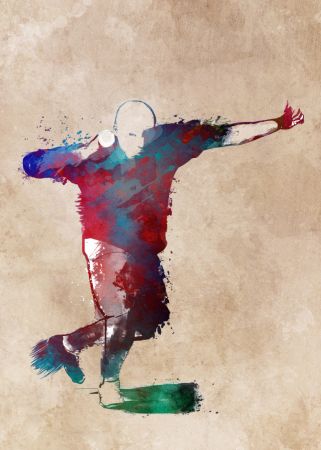 Sport Shot Put Art