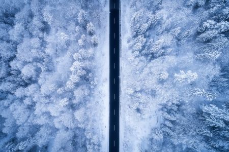 A Frosty Road