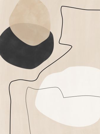 Organic Shapes & Lines Painting