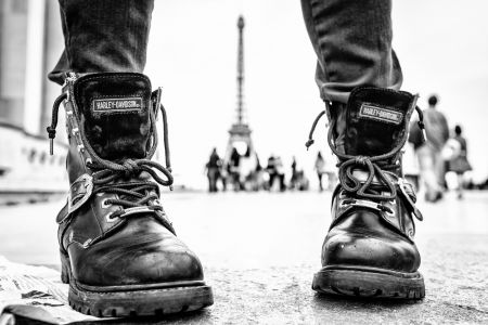 Biker Boots in Paris