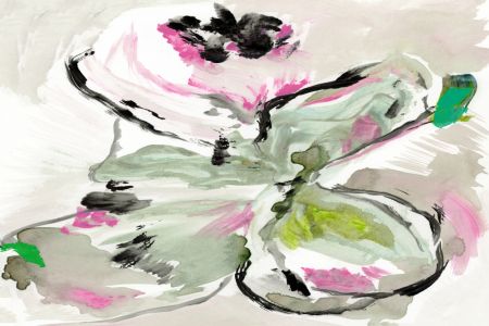 Abstract Purple Violet Pink Hues Floral 1