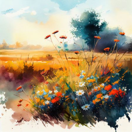 Meadow Nature Art (1)