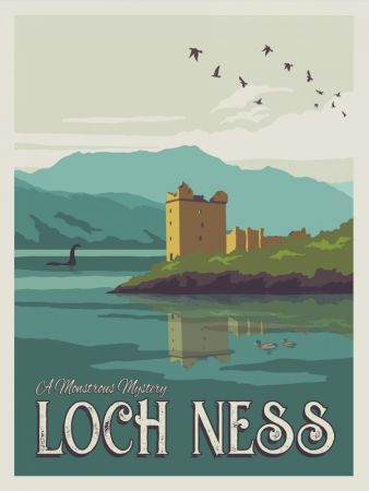 Loch Ness Travel Print
