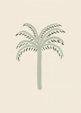 Palm Beige and Green