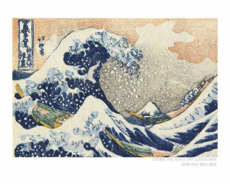 Hokusai's Under the Wave Off Kanagawa (1830 1833)