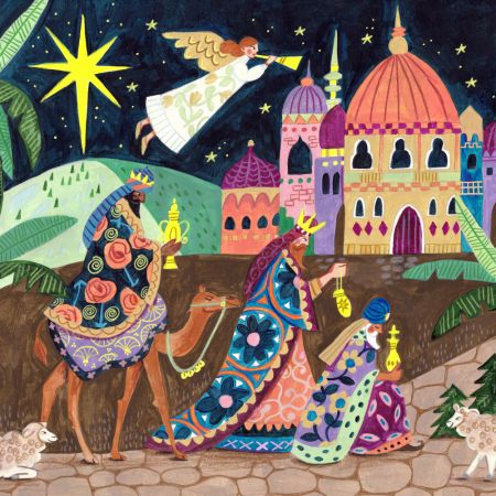 Three Wise Men in the night