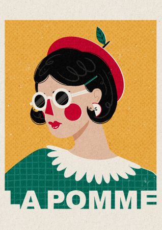 La Pomme French Fashion Portrait