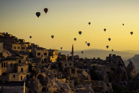 Sunrise over Cappadocia