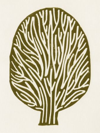 Linocut Tree