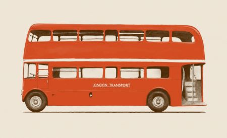 Red English Bus