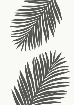 PALM LEAF 12 GRAPHITE GRAY