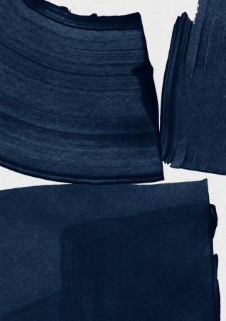 Minimalist Painting Blue I