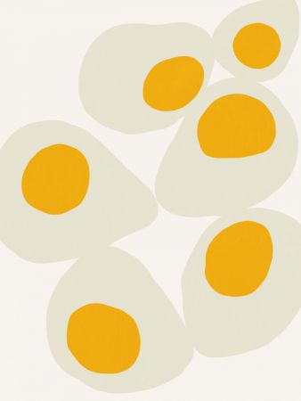 Yellow Eggs food art