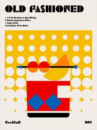 Old Fashioned Bauhaus Cocktail