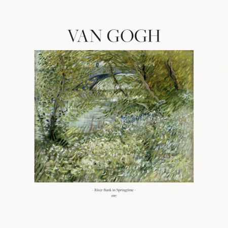 River Bank In Springtime (1887) Square